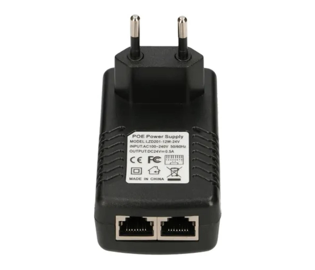 ExtraLink POE-24-12W Zasilacz PoE 24V, 0,5A, 12W, wtyk do gniazda elek - 1541591 - zdjęcie 2